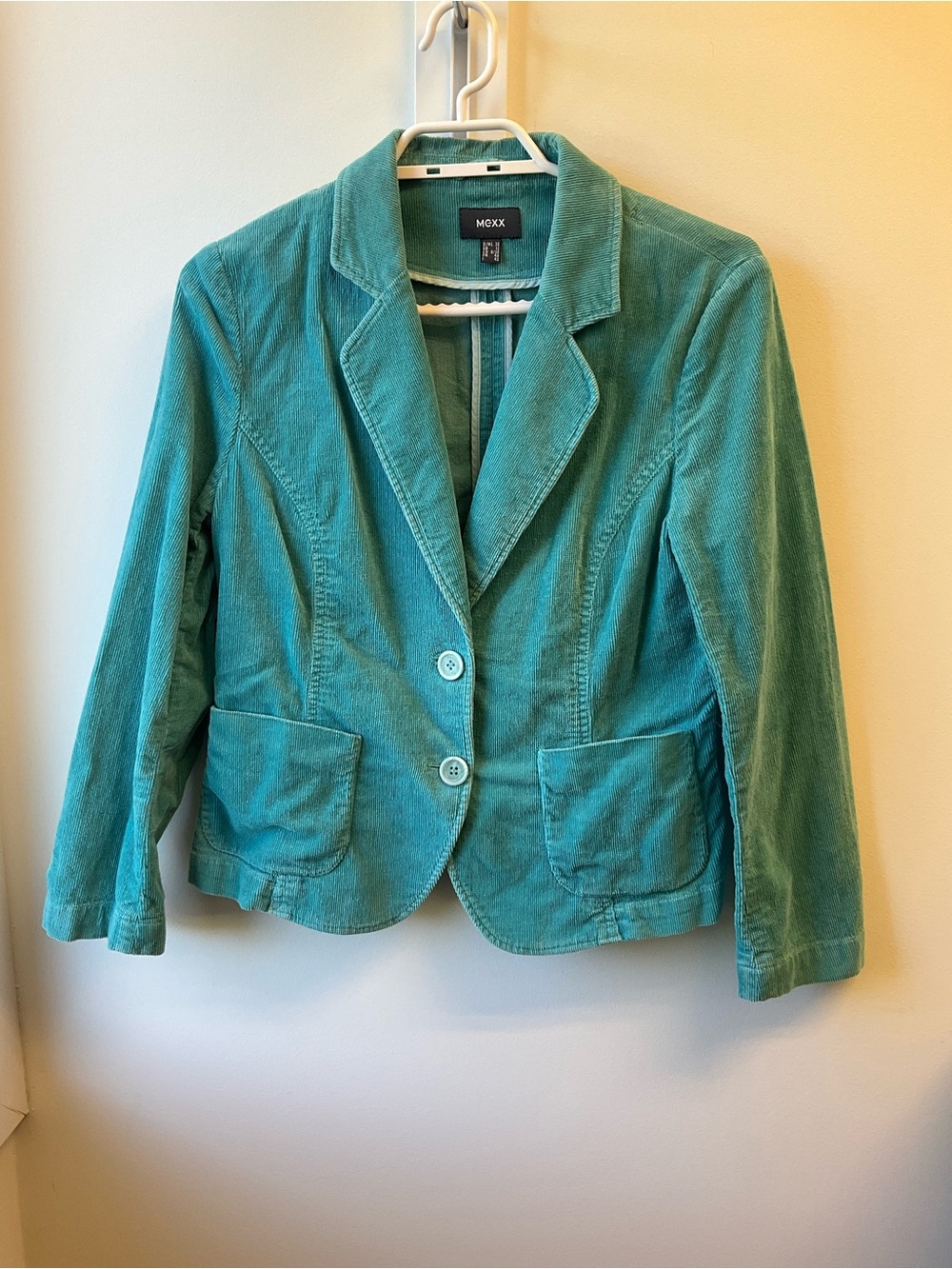 Mexx Teal Corduroy Blazer